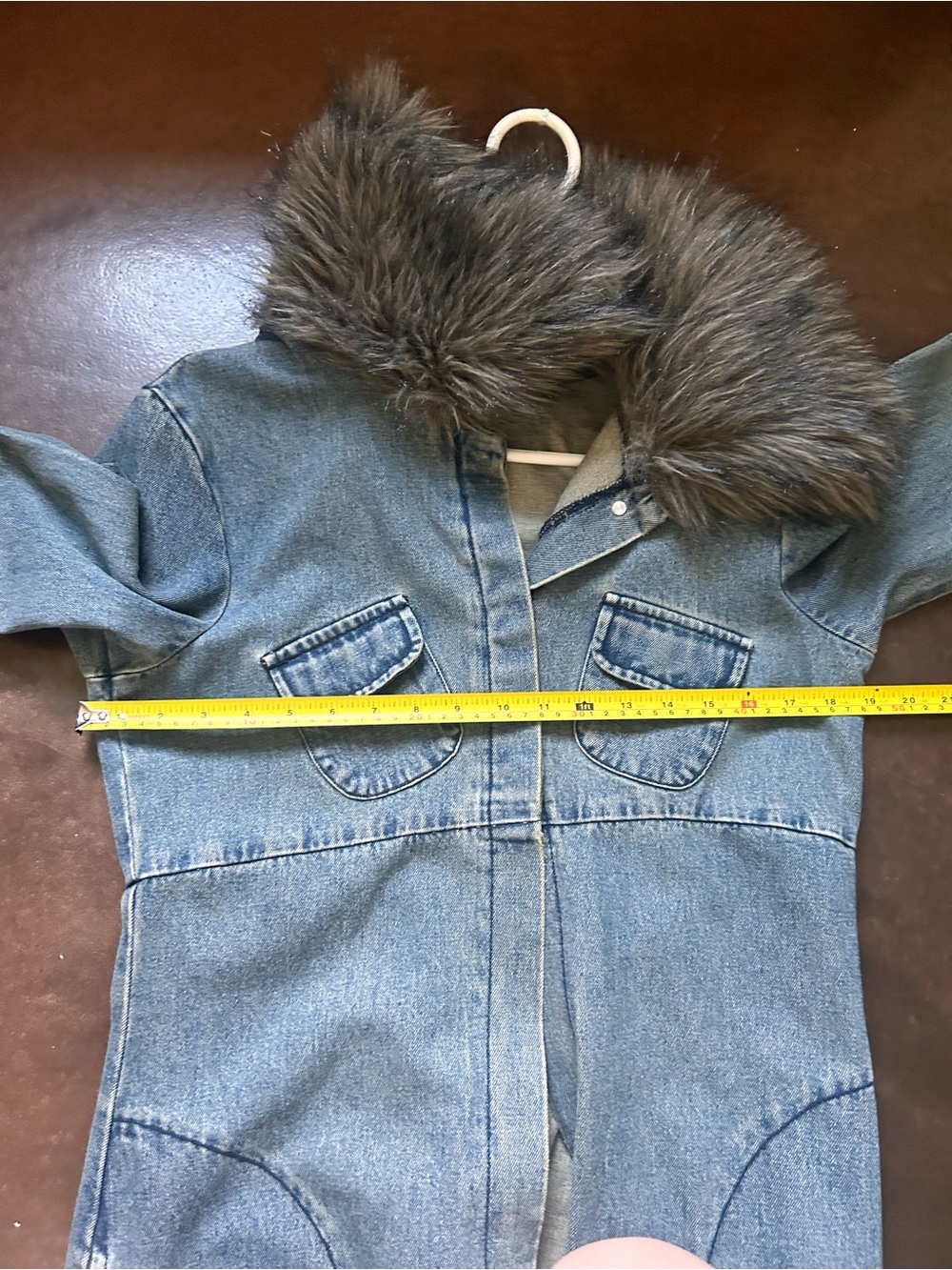 Vintage y2k penny lane denim duster coat size medium by Blanche noir - Picture 10 of 15